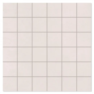 Mosaik Klinker Belite Vit Blank-Polerad Rak 30x30 (5x5) cm